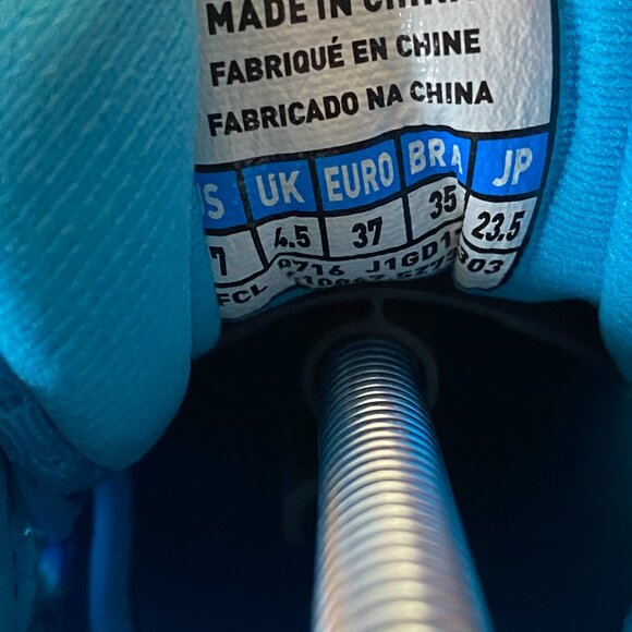 Mizuno Wave Rider 20 Running Shoes Women’s Size 7 US Turquoise Colour A0202 - Picture 7 of 7